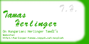 tamas herlinger business card